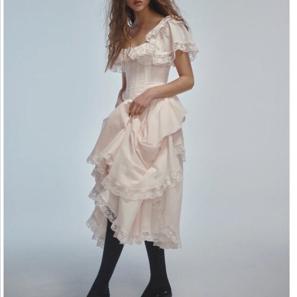 BEST Selkie The Lickety Split Cupid Midi Dress - Picture 4 of 7